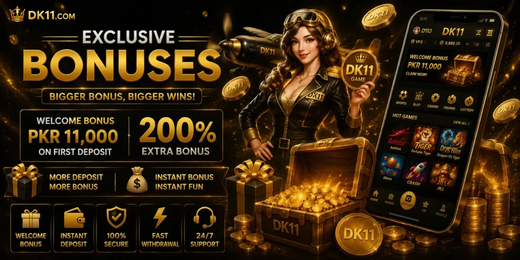 DK11 Game app bonuses